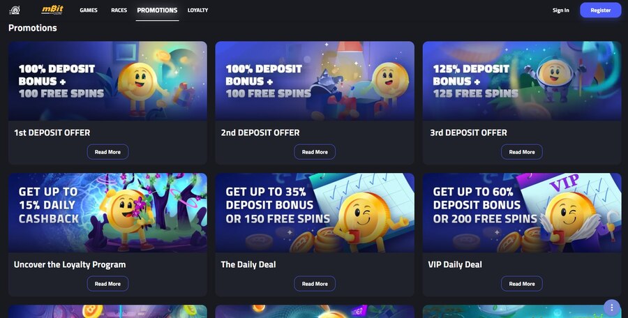 Mbit Casino Promo Image
