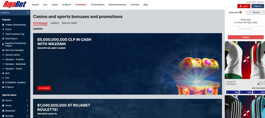 Rojabet Casino Promotions Image