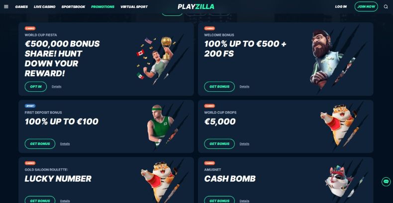 Playzilla Promos