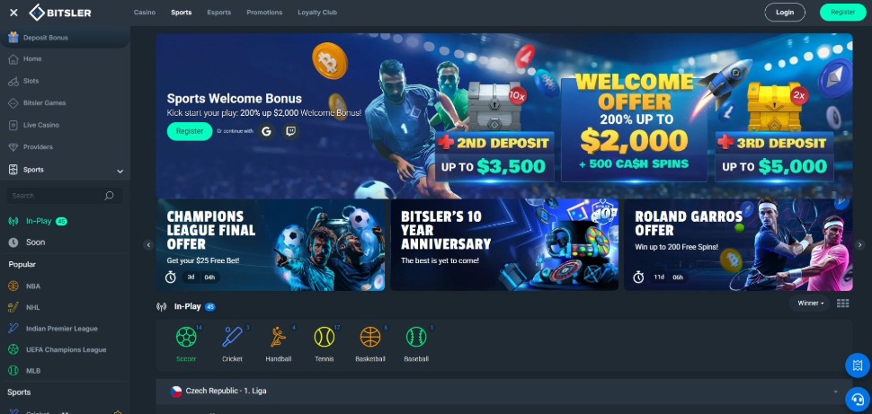 Bitsler Casino Sports Image