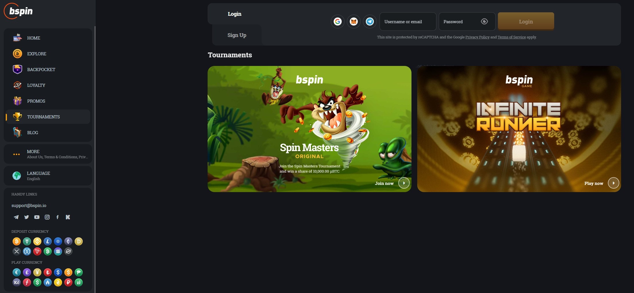 Bspin Casino Sc3