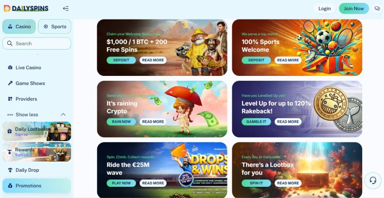 Dailyspins Promos