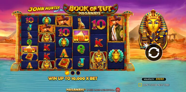 Book Of Tut Megaways Intro Image