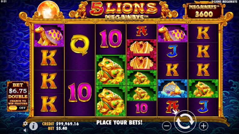 5 Lions Megaways Game Image
