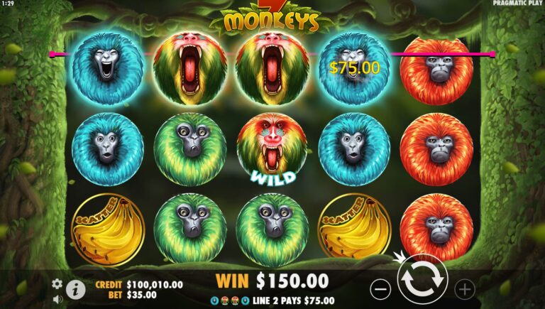 7 Monkeys Game Image