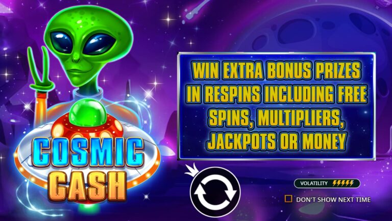 Cosmic Cash Intro Image