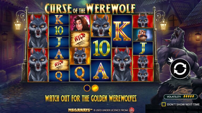 Curse Of The Werewolf Megaways Intro Image