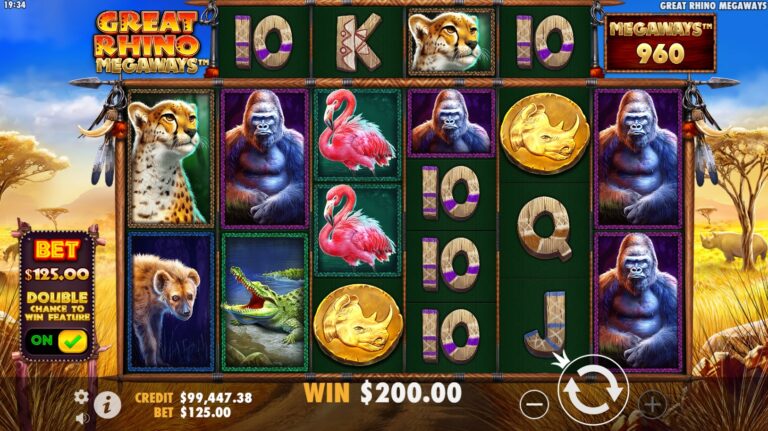 Great Rhino Megaways Game Image