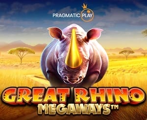 great rhino megaways slot by pragmatic play logo
