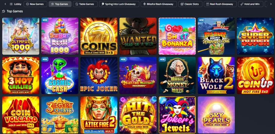 modo social casino top games image