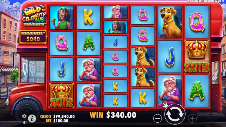 Wild Celebrity Bus Megaways Game Image