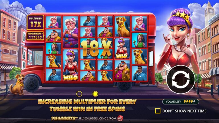 Wild Celebrity Bus Megaways Intro Image