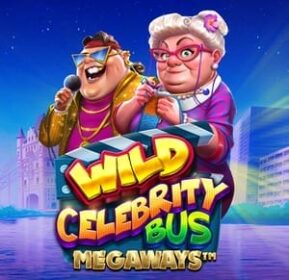wild celebrity bus megaways slot by pragmatic play logo