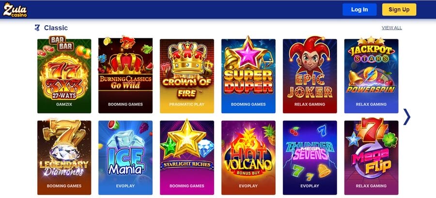 zula social casino classic games image