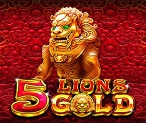 5 lions gold slot by pragmatic play logo