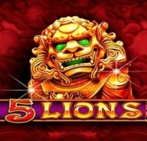 5 lions slot by pragmatic play logo