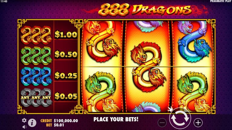 888 Dragons Game Image
