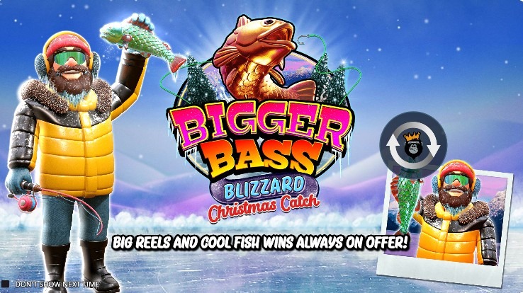 Bigger Bass Blizzard Christmas Catch Game Ss1