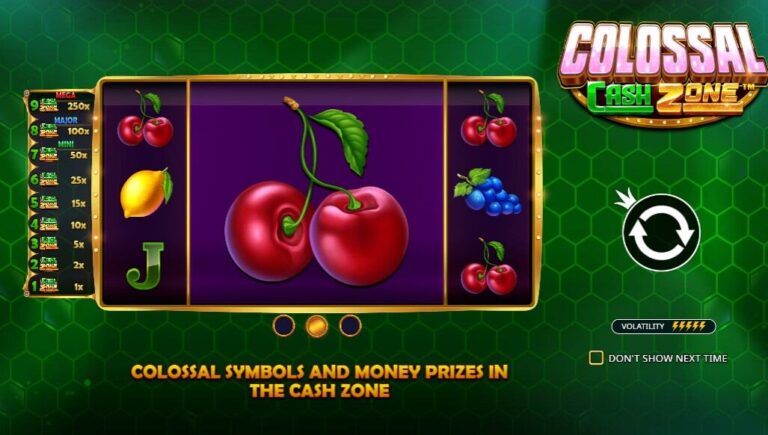Colossal Cash Zone Game