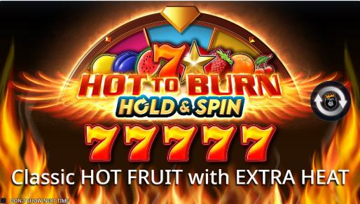 Hot To Burn Spin