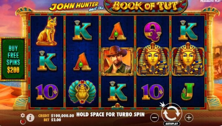 John Hunter And The Book Of Tut Game