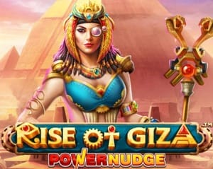 rise of giza powernudge slot by pragmatic play logo