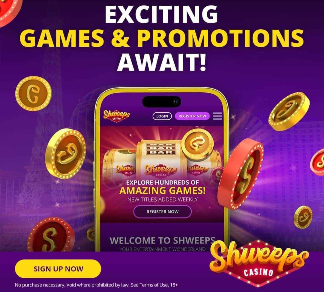 Shweeps Casino Promotions Image