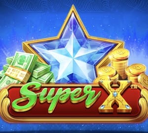 super x slot by pragmatic play logo