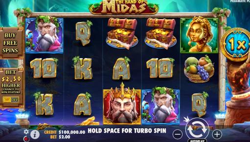 The Hand Of Midas Game