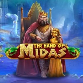 the hand of midas slot by pragmatic play logo