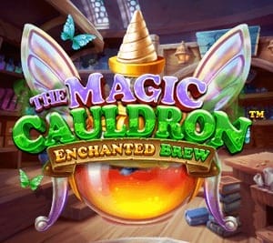 the magic cauldron slot by pragmatic play logo
