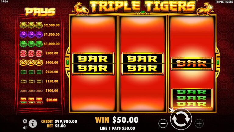 Triple Tigers Game Image