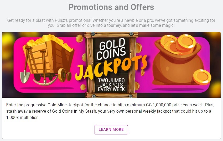 Pulsz Casino Promotions Image
