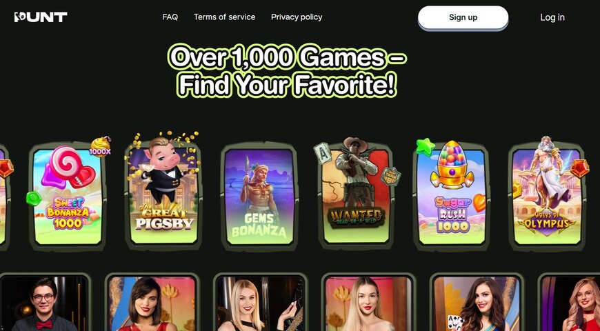 Punt Casino Game Page