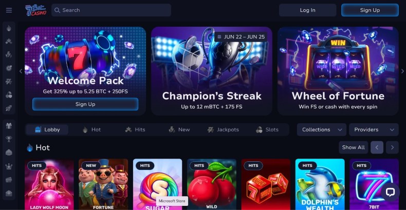 7bit Casino Main