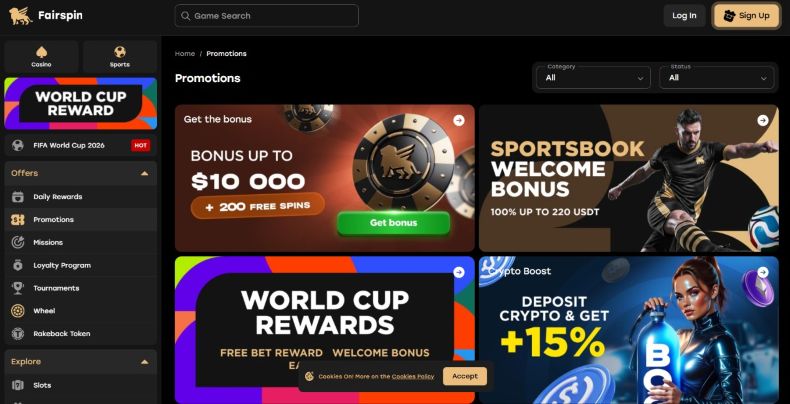Fairspin Promos