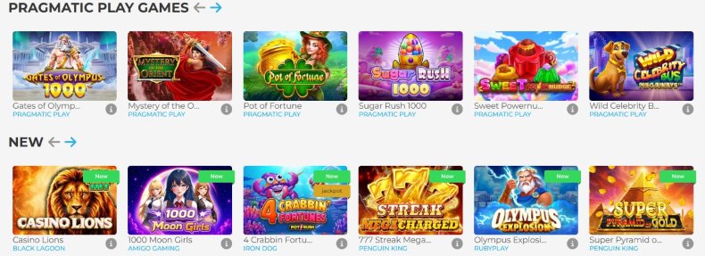 Wolfy Casino Games