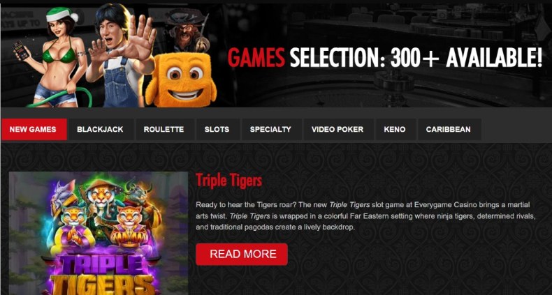 Everygame Casino Red Games