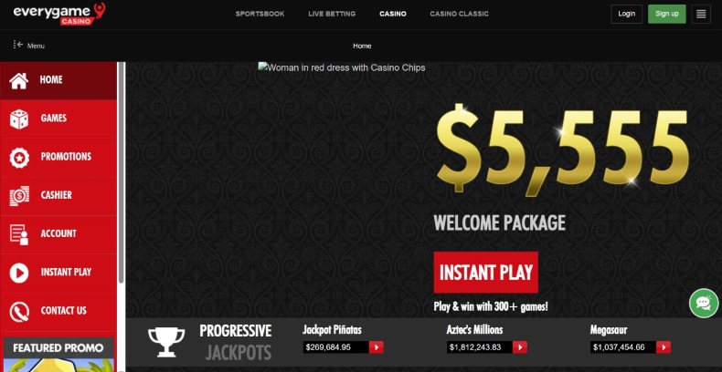 Everygame Casino Red Main