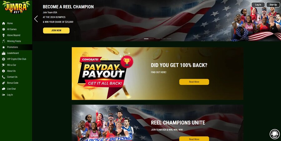 Jumba Bet Casino Promotions Image