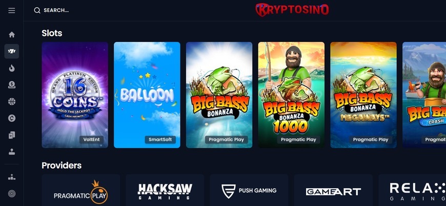 Kryptosino Game Page