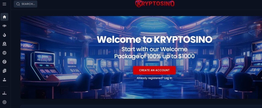 Kryptosino Main Page