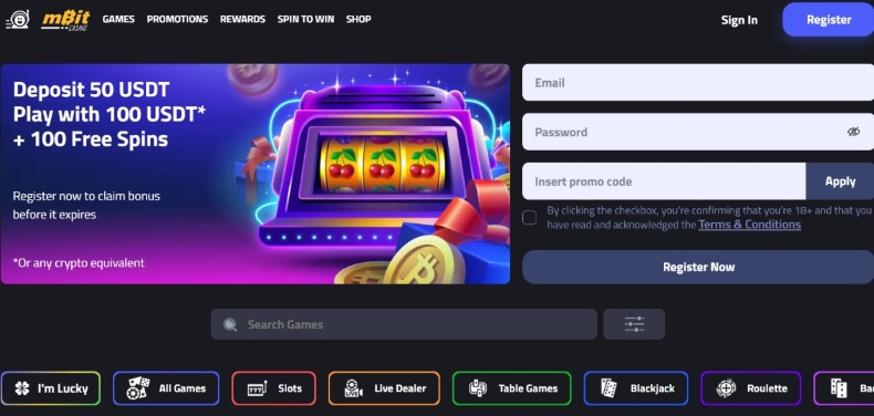 Mbit Casino Main