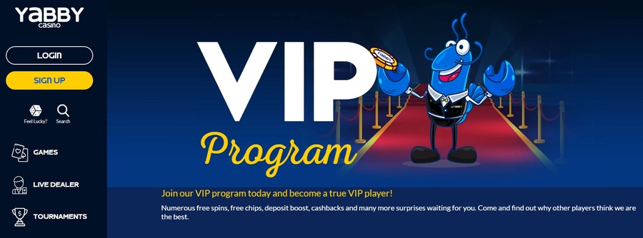 Yabby Casino Vip
