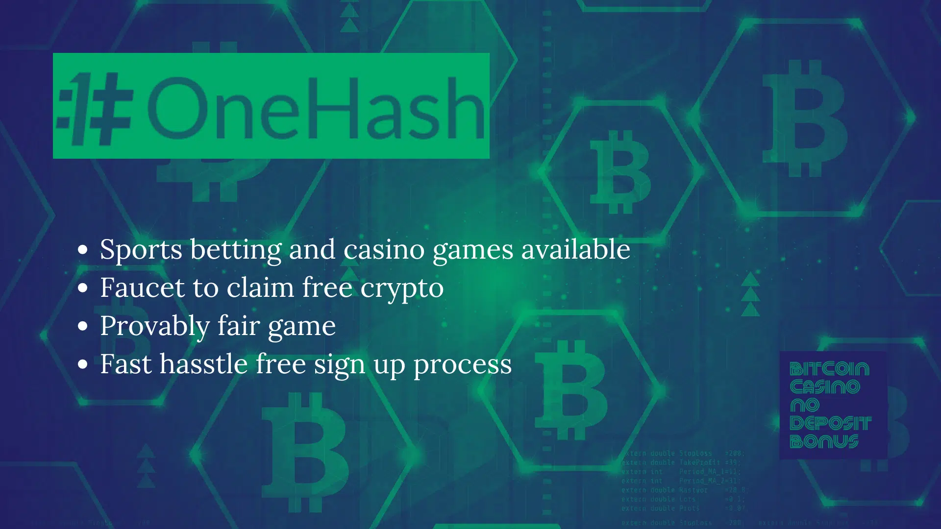 One Hash Casino