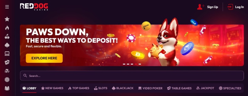 Red Dog Casino Main