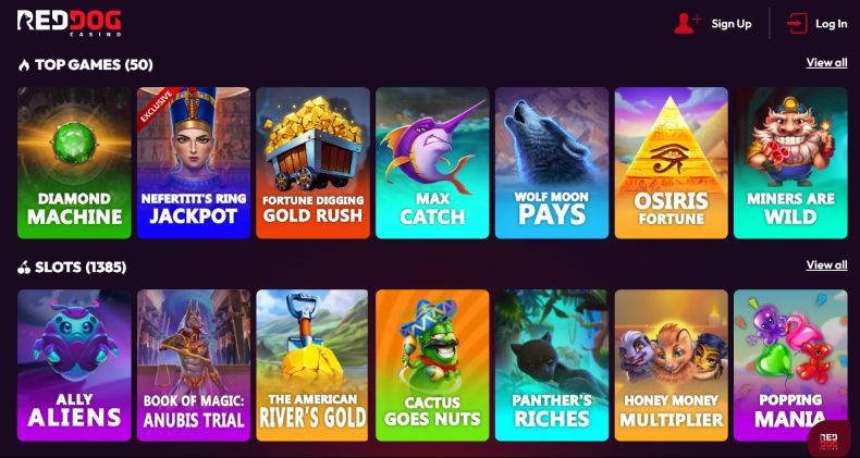Red Dog Casino Games