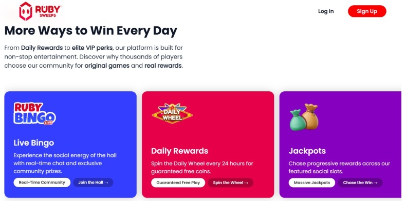 Ruby Sweeps Promos