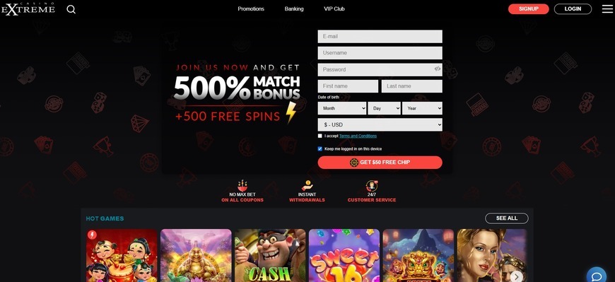 Casino Extreme Home Image