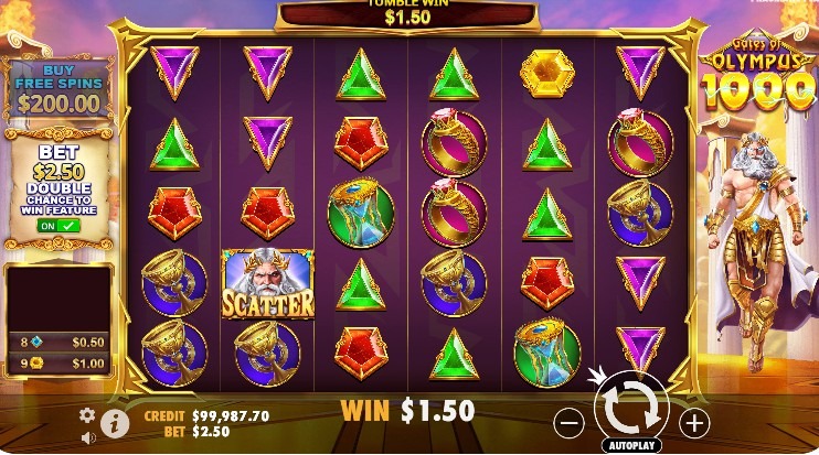 Gates Of Olympus 1000 Casino Game Ss3